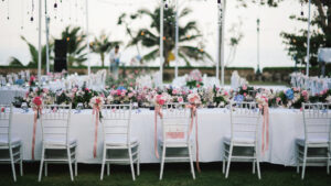 chairs rented for wedding