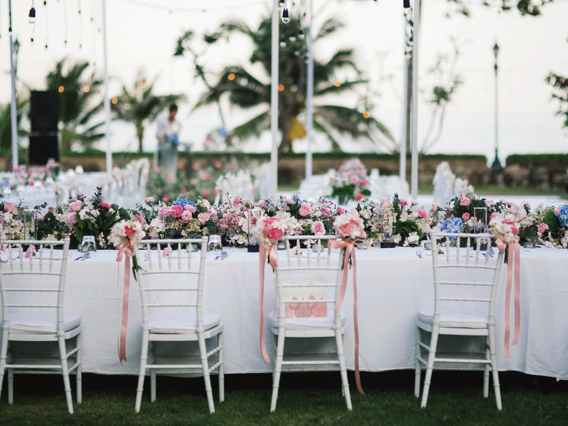 chairs rented for wedding