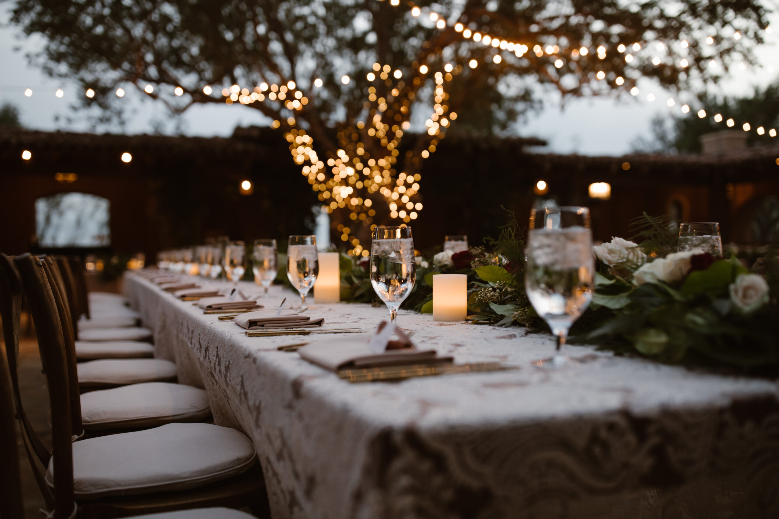 dreamy tables and chairs rental