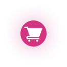 Shopping pink icon