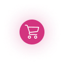 Shopping pink icon