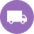 Delivery purple icon