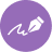 E-signatures purple icon