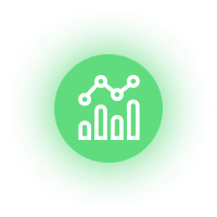 SEO friendly green glowing icon