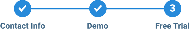 Demo Tracker - Step 3 - Free Trial