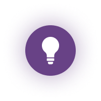 Automation Dark Purple Glow Icon