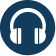 Headphones Navy Icon